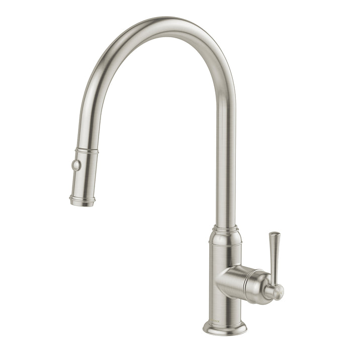 Phoenix Cromford Pull Out Sink Mixer 230mm – Lead Free - Brushed Nickel