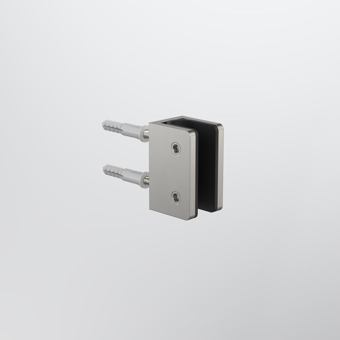Caroma Shower Glass U Bracket - Brushed Nickel - image 2
