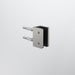 Caroma Shower Glass U Bracket - Brushed Nickel - image 2