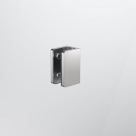 Caroma Shower Glass U Bracket - Polished Stainless Steel