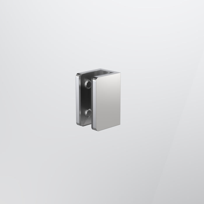 Caroma Shower Glass U Bracket - Polished Stainless Steel