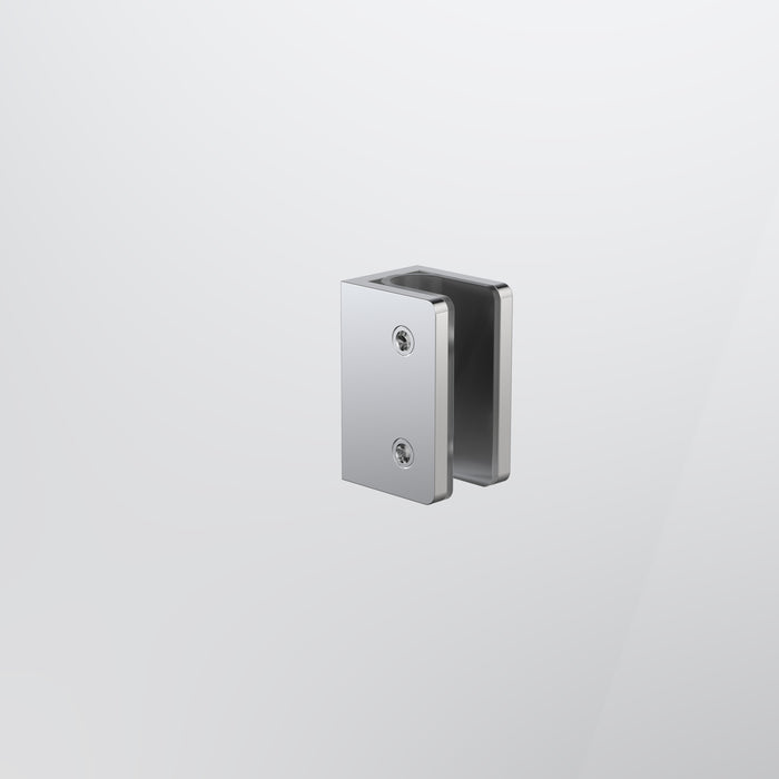 Caroma Shower Glass U Bracket - Polished Stainless Steel - image 2