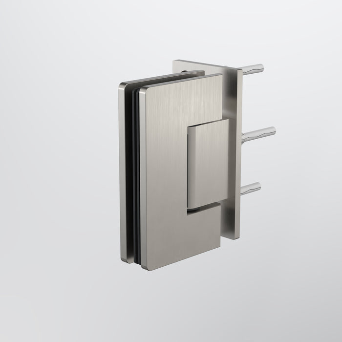 Caroma Glass to Wall Shower Door Hinge - Brushed Nickel