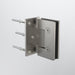 Caroma Glass to Wall Shower Door Hinge - Brushed Nickel - image 2