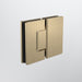 Caroma Glass to Glass Shower Door Hinge - Brushed Brass