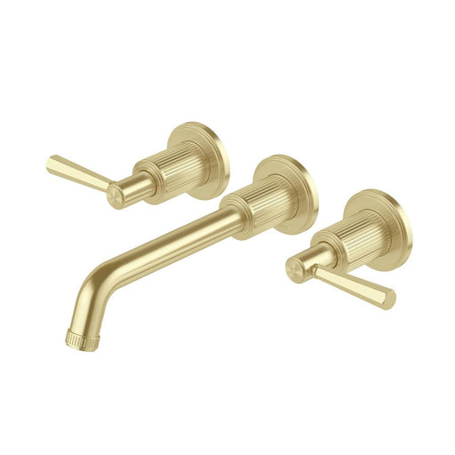 Phoenix Wiltern Wall Basin / Bath Tap Set 190mm - Brushed Gold