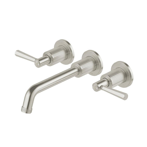 Phoenix Wiltern Wall Basin / Bath Tap Set 190mm - Brushed Nickel