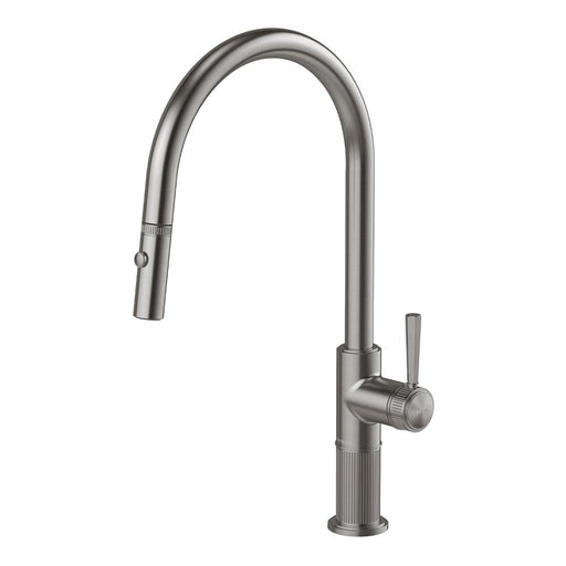 Phoenix Wiltern Pull Out Sink Mixer 230mm Brushed Carbon