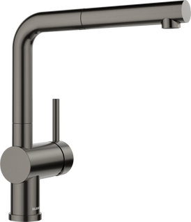 Blanco LINUS S Pull Out Sink Mixer - Satin Dark Steel