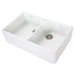 1901 Double Butler Sink 800mm - Gloss White-AB0250-SSW-blue-leaf-bathware