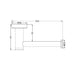 Nero Classic Toilet Roll Holder - Matte Black-NR2086MB-blue-leaf-bathware