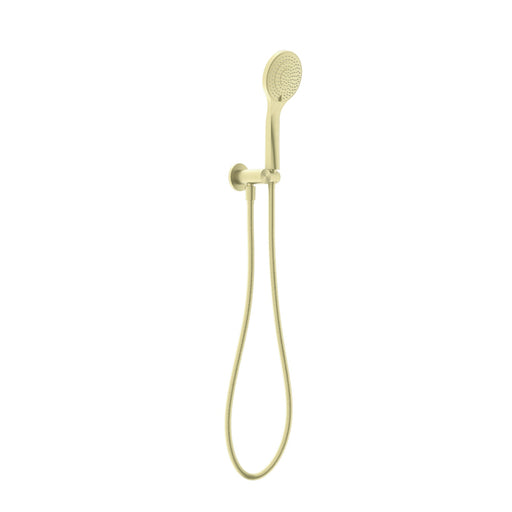 Nero Mecca Shower On Bracket With Air Shower - Brushed Gold-NR221905BG-blue-leaf-bathware