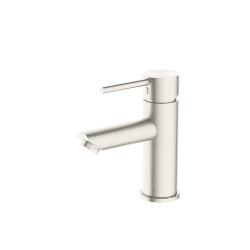 Nero Dolce Basin Mixer Straight Spout - Brushed Nickel-NR250802BN-blue-leaf-bathware