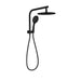 Nero Mecca 2 In 1 Twin Shower - Matte Black-NR250805bMB-blue-leaf-bathware