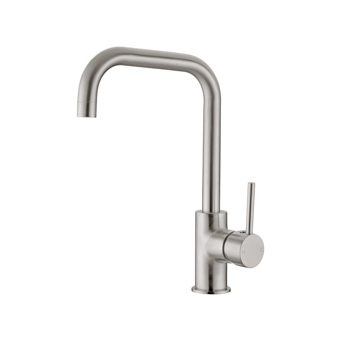 Nero Dolce Kitchen Mixer Square Shape - Brushed Nickel-NR250806BN-blue-leaf-bathware