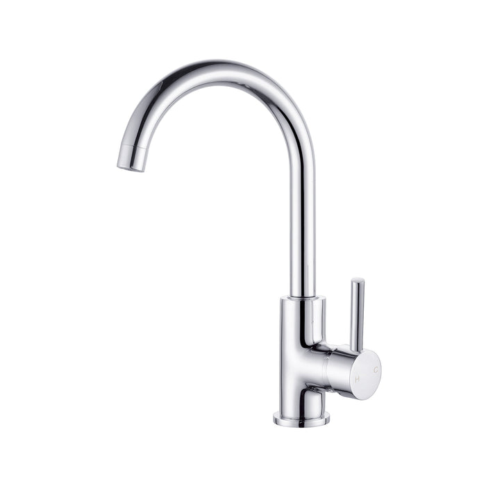 Nero Dolce Kitchen Mixer Gooseneck - Chrome-NR250807CH-blue-leaf-bathware