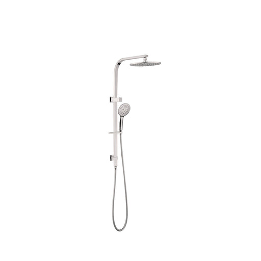 Nero Bianca Twin Shower - Brushed Nickel-NR250805cBN-blue-leaf-bathware