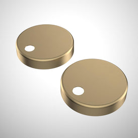 Caroma Toilet Seat Hinge Caps (Liano/Arc/Xena) - Brushed Brass