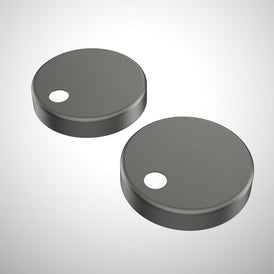 Caroma Toilet Seat Hinge Caps (Liano/Arc/Xena) - Gun Metal