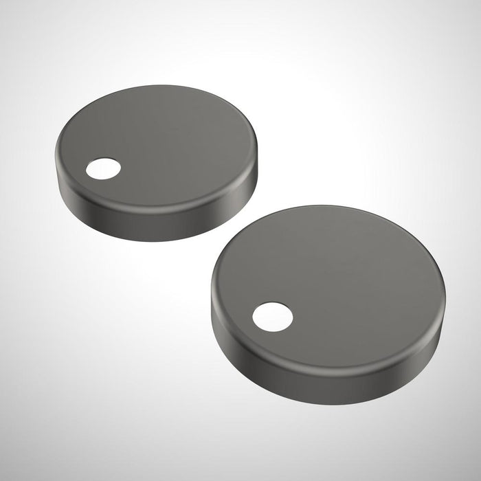 Caroma Toilet Seat Hinge Caps (Liano/Arc/Xena) - Gun Metal