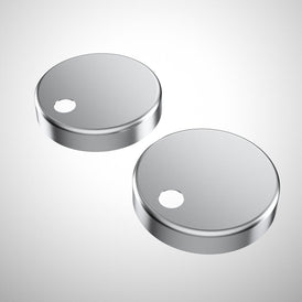 Caroma Toilet Seat Hinge Caps (Liano/Arc/Xena) - Stainless Steel