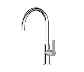 Green Astro II Gooseneck Sink Mixer - Chrome