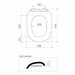 Caroma Contura II Soft Close Toilet Seat - White Gloss