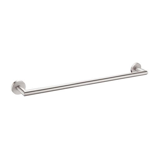 Nero Dolce Single Towel Rail 700mm - Brushed Nickel-NR3630BN-blue-leaf-bathware