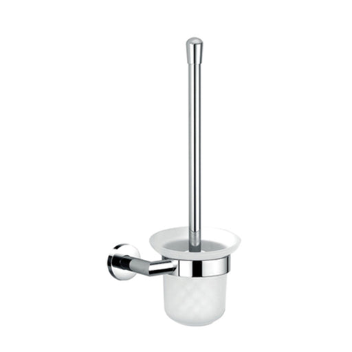 Nero Dolce Toilet Brush Holder - Chrome-NR3688CH-blue-leaf-bathware