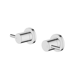 Abey Gareth Ashton Lucia Wall Top Assemblies - Chrome