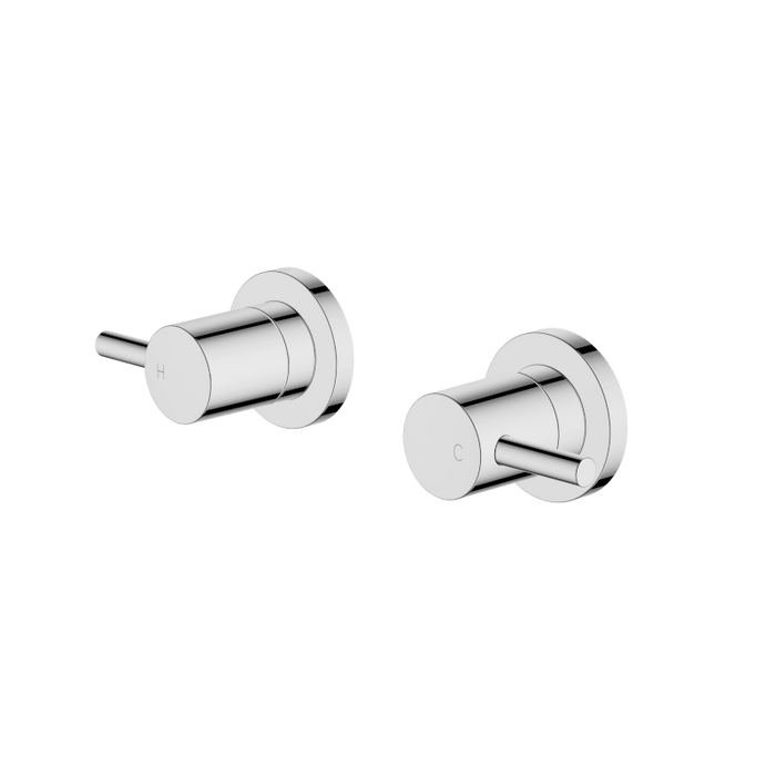 Abey Gareth Ashton Lucia Wall Top Assemblies - Chrome