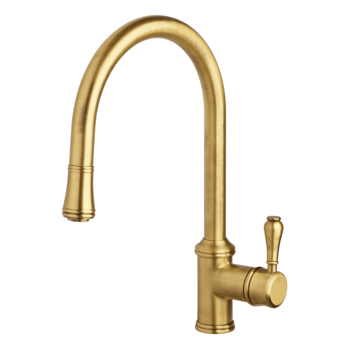 Armando Vicario Provincial Single Lever Kitchen Pull Out Mixer - Lead Free -Bronze
