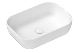 ADP Stadium 460 wide x 135 high x 330 deep Ceramic Above Counter Basin - White Gloss