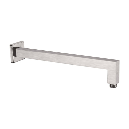 Nero Square Shower Arm - Brushed Nickel-NR501BN-blue-leaf-bathware