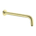 Nero Round Shower Arm Length - Brushed Gold-blue-leaf-bathware