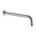 Nero Round Shower Arm Length - Brushed Nickel-blue-leaf-bathware