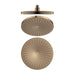 Nero Opal 250mm Shower Head - Brushed Bronze-NR508079BZ-blue-leaf-bathware