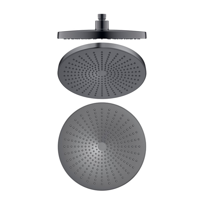 Nero Opal 250mm Shower Head - Graphite-NR508079GR-blue-leaf-bathware