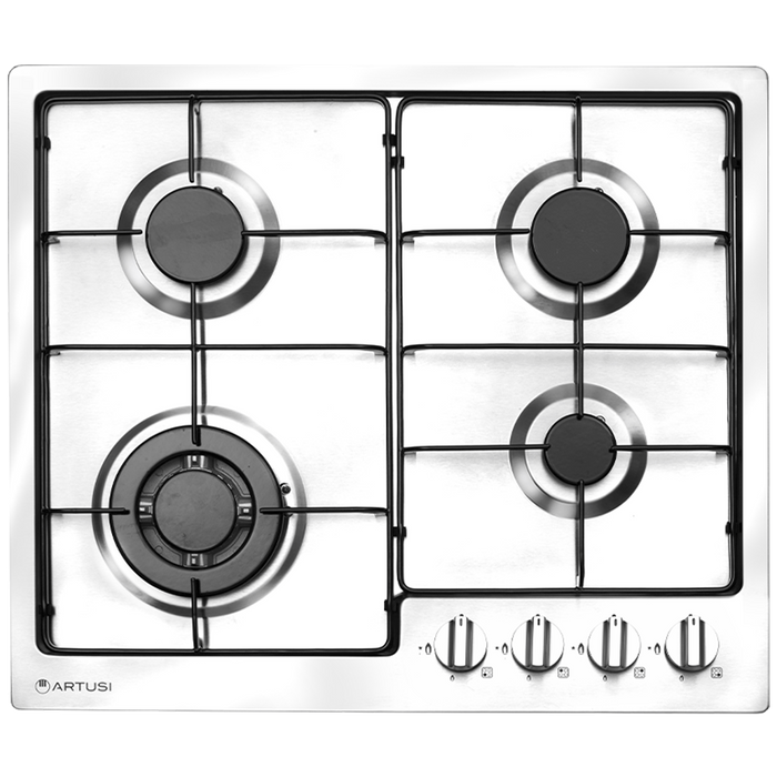 Artusi CAGH600X 60cm Gas Cooktop in Stainless Steel - hero