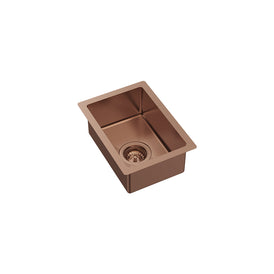 Fienza Hana 10L Single Kitchen Sink - Brushed Copper