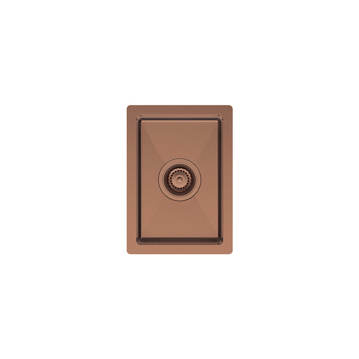 Fienza Hana 10L Single Kitchen Sink - Brushed Copper