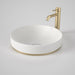 Caroma Liano II 400mm Round Basin Dress Ring - Brushed Brass