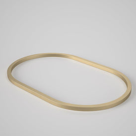 Caroma Liano II 600mm Pill Basin Dress Ring - Brushed Brass