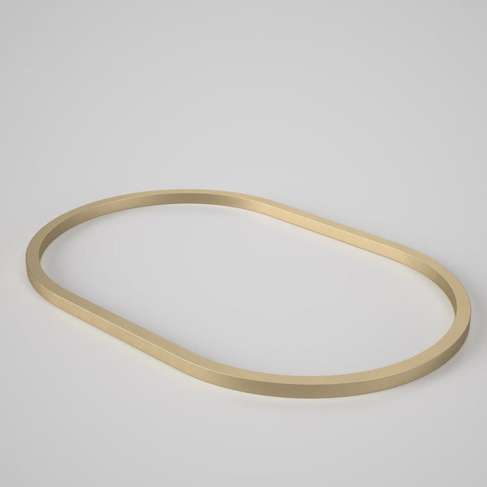 Caroma Liano II 600mm Pill Basin Dress Ring - Brushed Brass