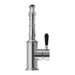 Nero York Basin Mixer Hook Spout With Black Porcelain Lever - Chrome-NR69210203CH-blue-leaf-bathware