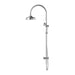 Nero York Twin Shower With Metal Hand Shower - Chrome-NR69210502CH-blue-leaf-bathware