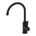 Nero York Kitchen Mixer Gooseneck Spout With Metal Lever - Matte Black-NR69210602MB-blue-leaf-bathware