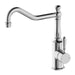 Nero York Kitchen Mixer Hook Spout With Metal Lever - Chrome-NR69210702CH-blue-leaf-bathware