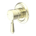 Nero York Shower Mixer With Metal Lever - Aged Brass-NR69210902AB-blue-leaf-bathware