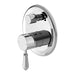 Nero York Shower Mixer With Diverter With Metal Lever - Chrome-NR692109a02CH-blue-leaf-bathware